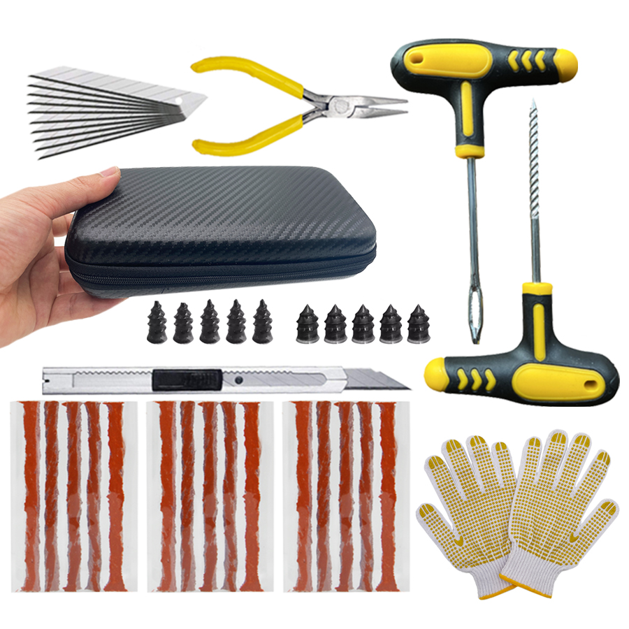 Power Strip Flat - Kit Universale per Riparazione Pneumatici Tubeless,