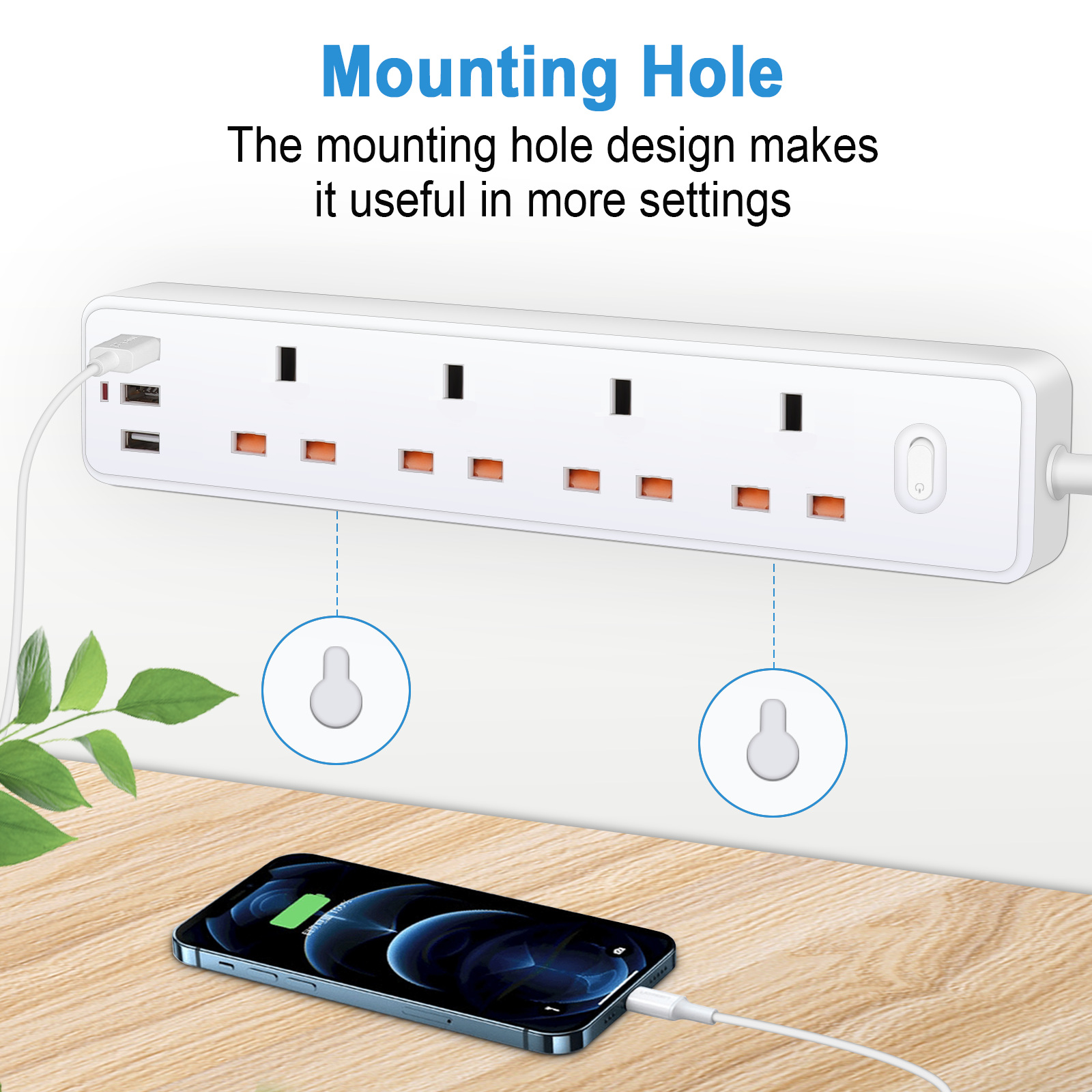 Presa elettrica per ciabatta U - Power Strip Flat recensione e prezzo