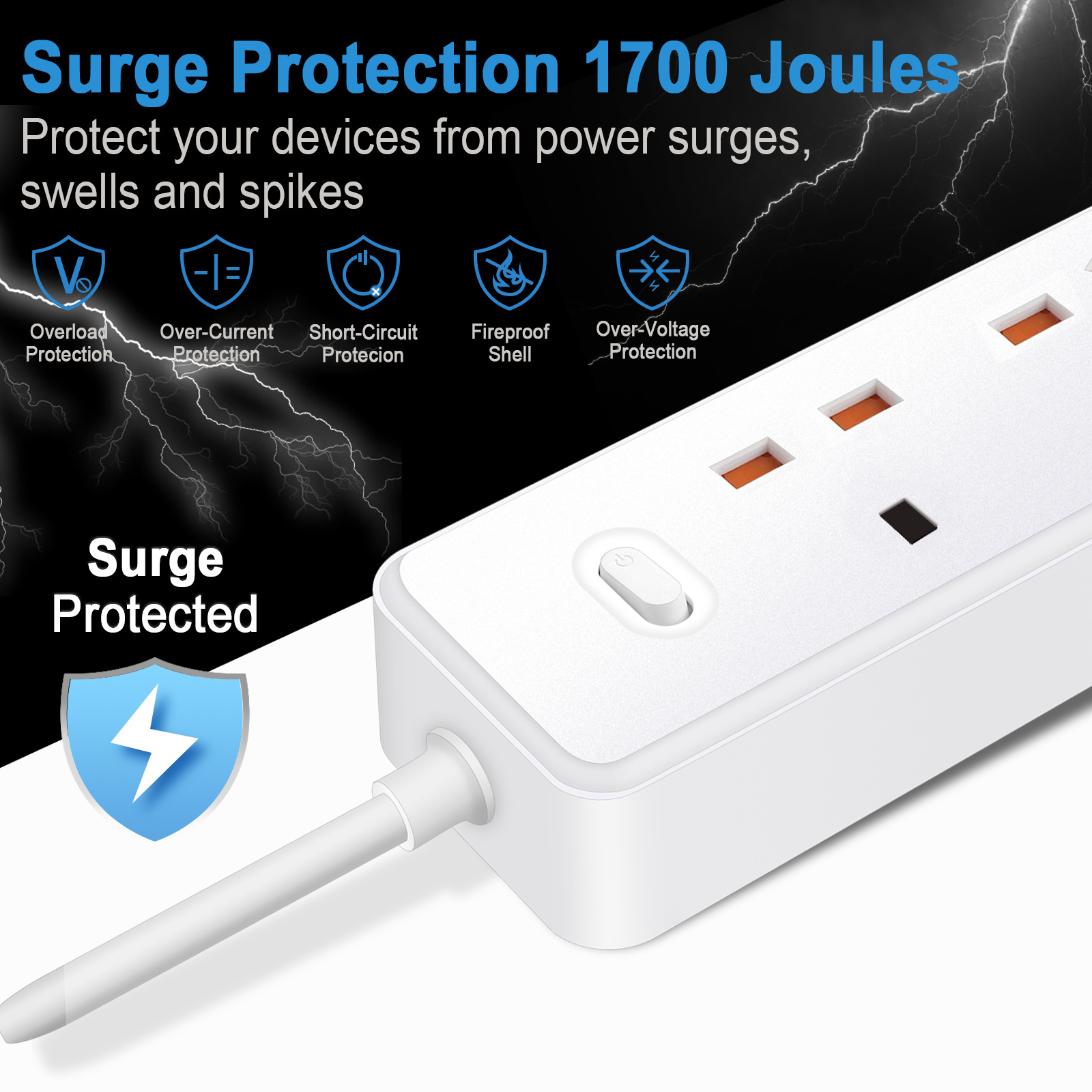 Presa elettrica per ciabatta U - Power Strip Flat recensione e prezzo