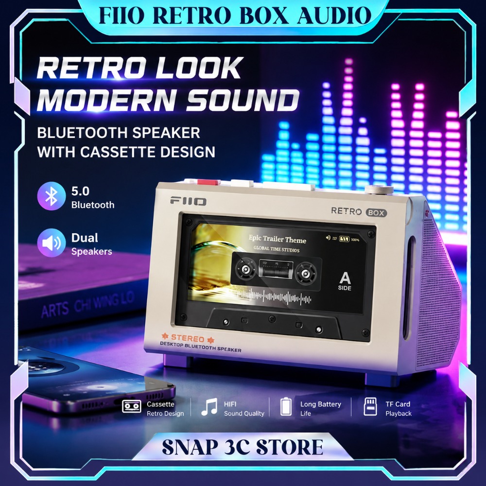 FiiO RETRO BOX Altoparlante St - Speaker Desk Setup recensione e prezzo