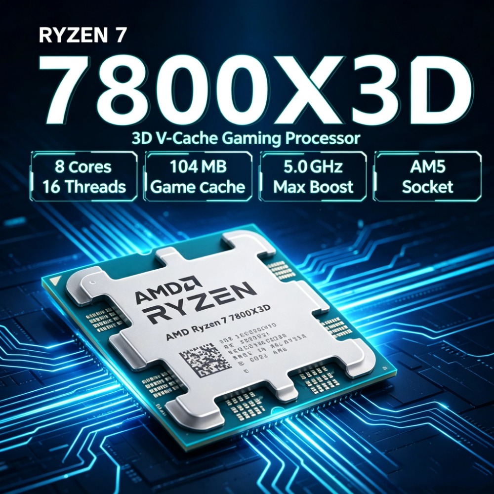 CPU AMD Ryzen 7 7800X3D Sostit - Amd Cpu Ryzen 7 recensione e prezzo